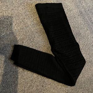 Givenchy Lace Monogram Logo Leggings